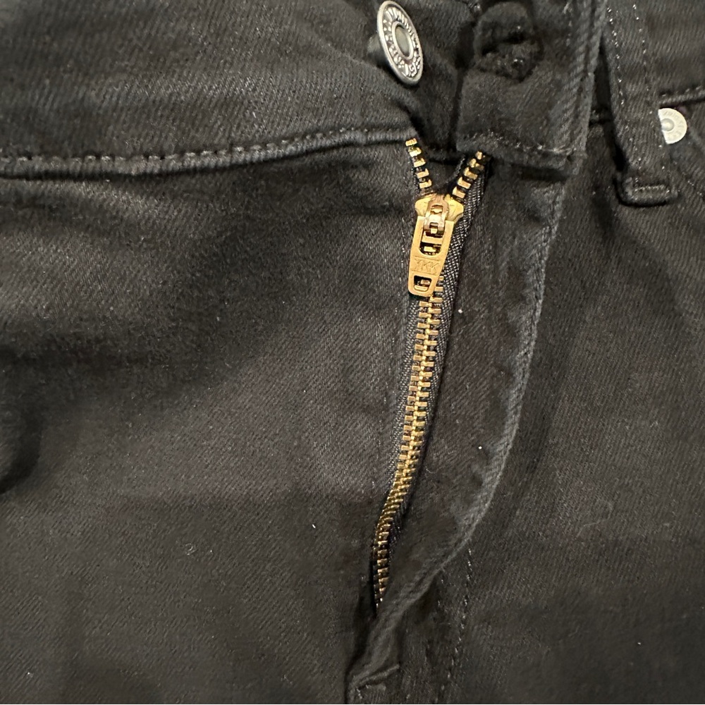 7 For All Mankind Jet Black Denim - Picture 4 of 9